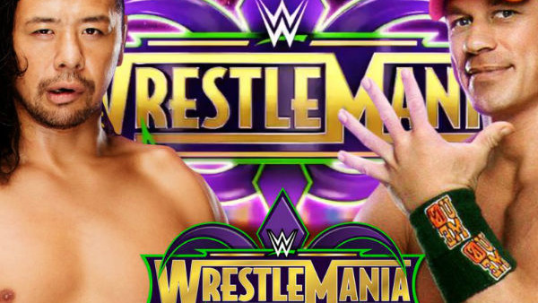 John Cena Shinsuke Nakamura Wrestlemania