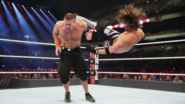 John Cena AJ Styles Royal Rumble