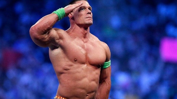 John Cena waves goodbye