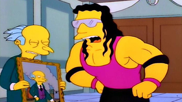 Bret Hart in Simpsons