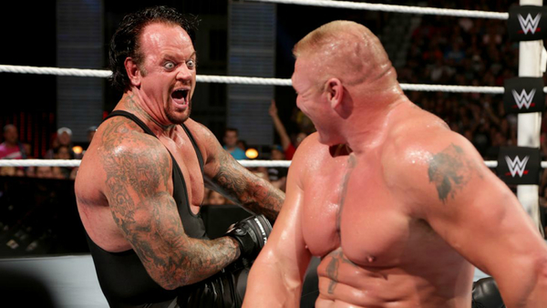 The Undertaker Brock Lesnar