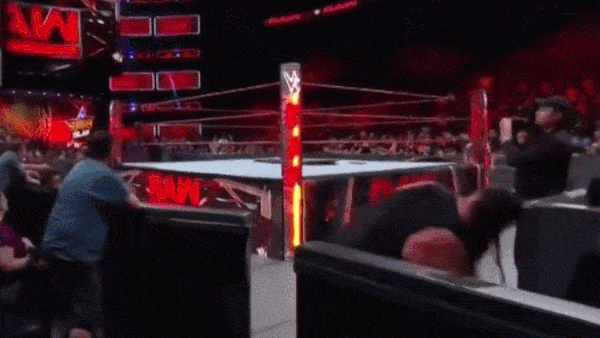 Braun Strowman Throw Chair Roman Reigns Raw