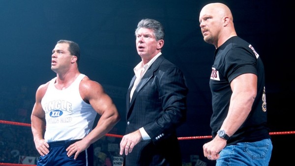 Kurt Angle Vince McMahon Stone Cold