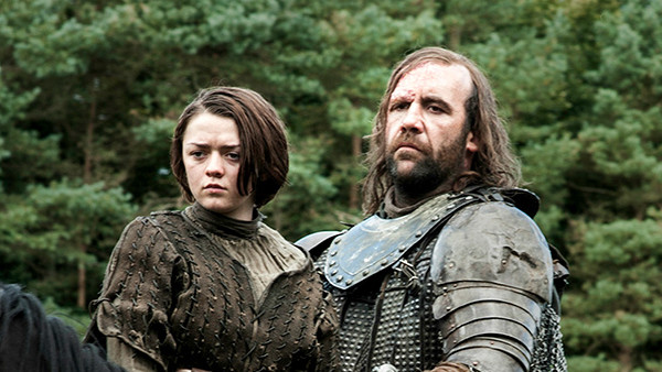 Arya And The Hound Game Of Thrones