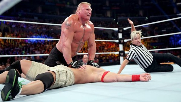 John Cena Brock Lesnar Sumemrlsam 2014