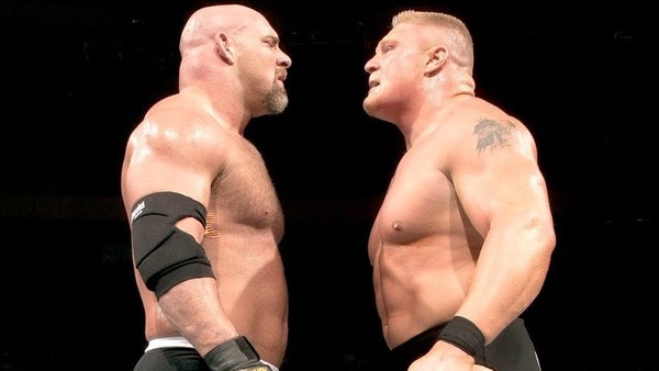 Lesnar Goldberg WrestleMania XX