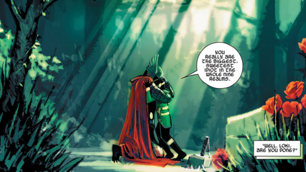 Batman hugs Robin Identity Crisis 5