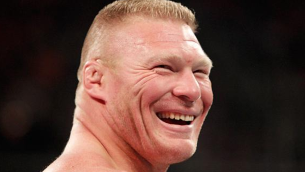 Brock Lesnar Smiling