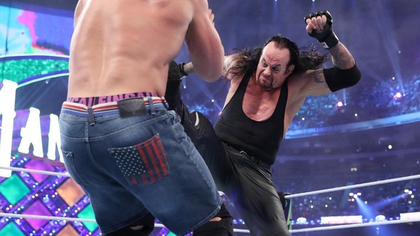 The Undertaker John Cena WrestleMania 34