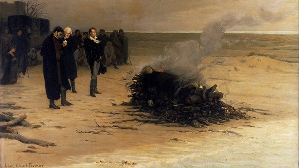 Louis Edouard Fournier   The Funeral Of Shelley   Google Art Project