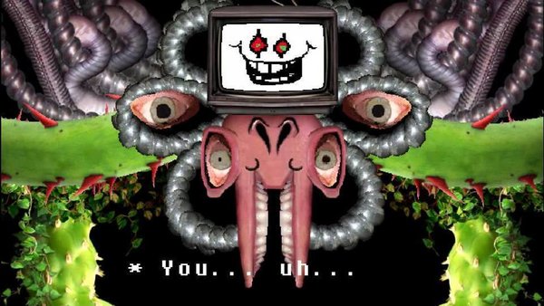 who also noticed that the mouth at omega flowey boss battle look oddly  similar to the determination extraction machine? : r/Undertale