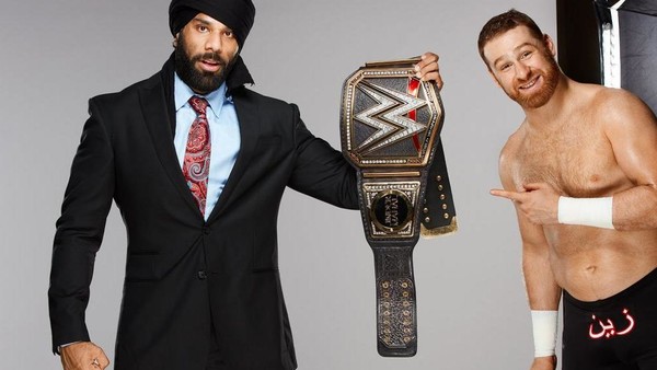 Jinder Mahal Sami Zayn