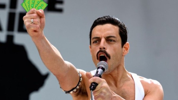 Bohemian Rhapsody movie freddie mercury rami malek money