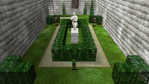 Ocarina of Time courtyard stealth