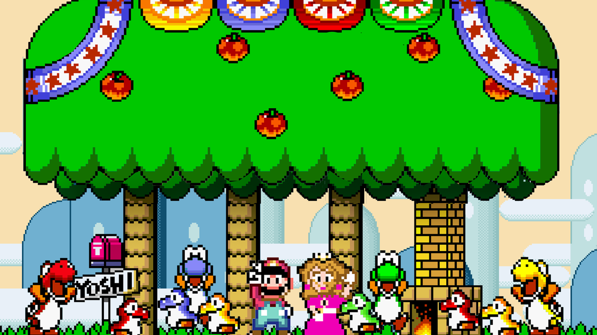 Play SNES Sonic in Super Mario World Online in your browser 