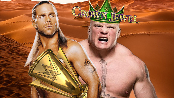 Shawn Michaels Brock Lesnar Crown Jewel