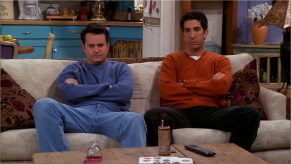 Friends Ross And Chandler