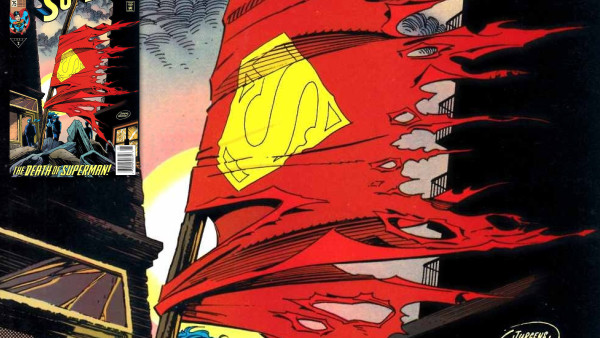 superman torn cape