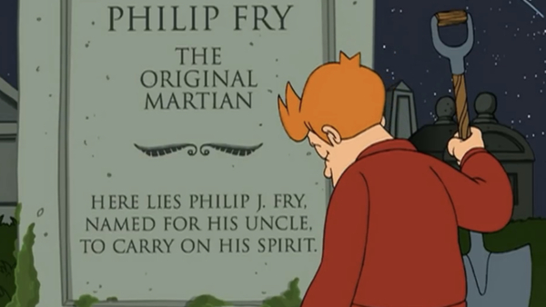 Futurama Fry And His Grandfather