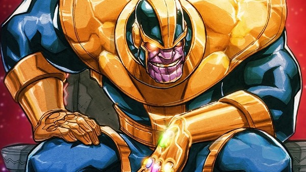 Thanos Comics Throne Avengers