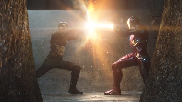 Captain America Civil War Iron Man Fight