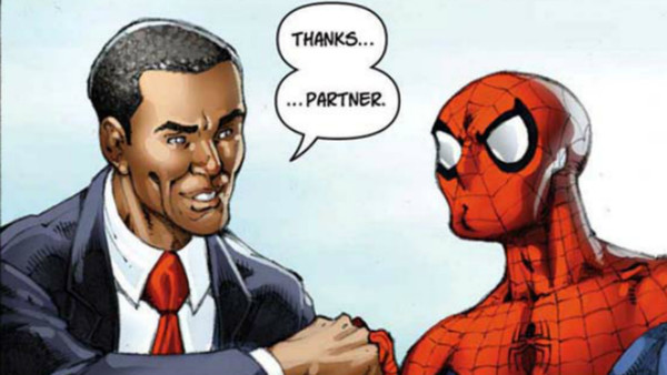 Spider Man Obama