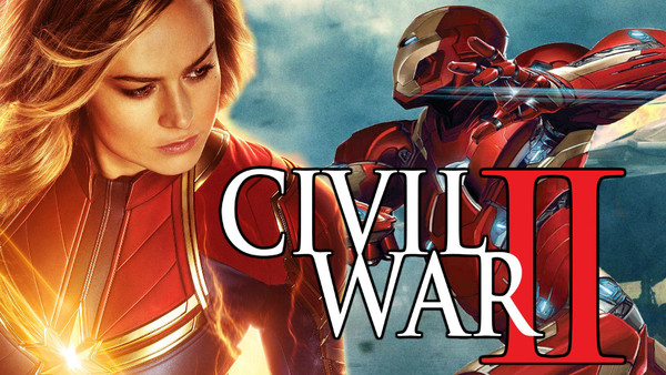 Civil War II Captain Marvel Iron Man