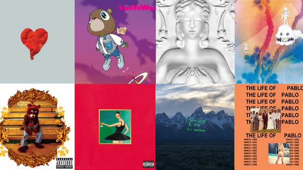 all kanye west album covers