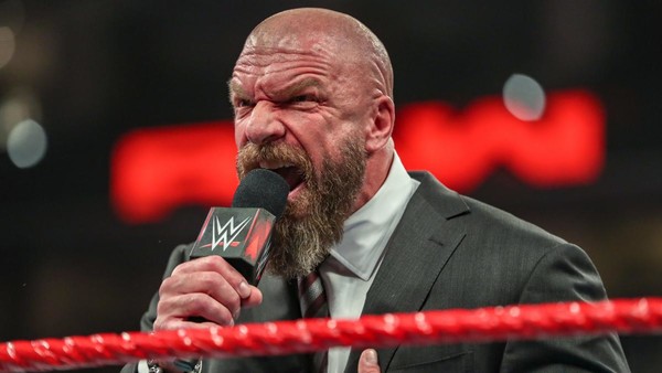 Triple H angry