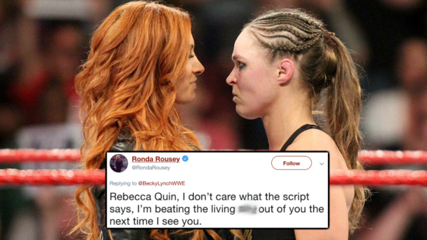 Becky Lynch And Ronda Rousey's Non-PG Twitter Beef Is Getting