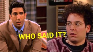 Ross Geller and Ted Mosby 