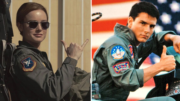 Captain Marvel Top Gun