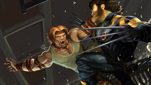 Wolverine Sabretooth X-Men Legends