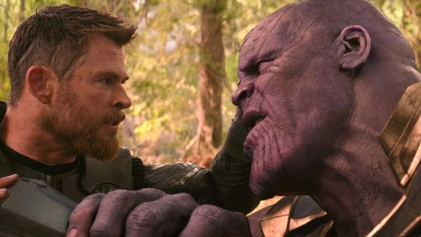 Avengers Infinity War Thor Thanos