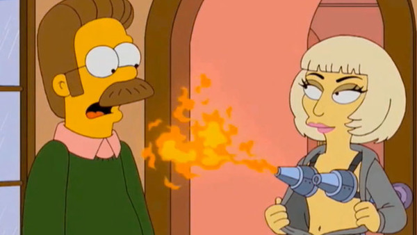 The Simpsons Lady Gaga