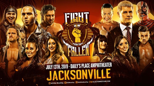 AEW Fight For The Fallen Banner