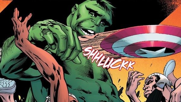 Hulk Captain America Shield 
