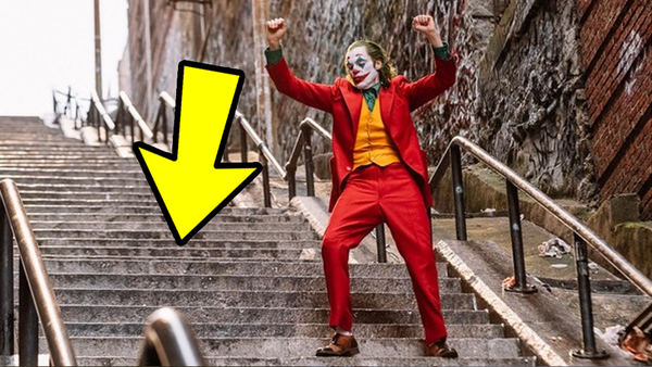Joker movie stairs