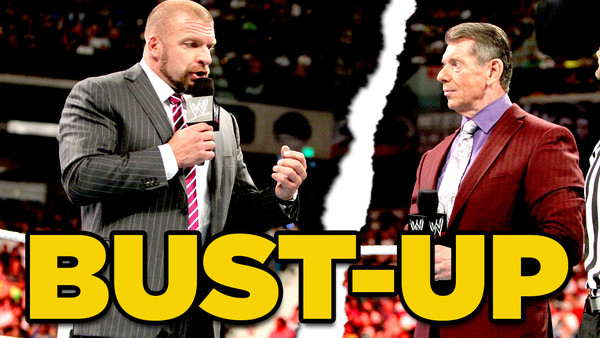 Bust-Up Triple H Vince McMahon