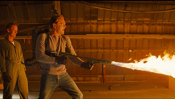 once upon a time in hollywood flamethrower