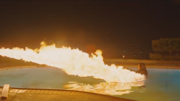 once upon a time in hollywood flamethrower