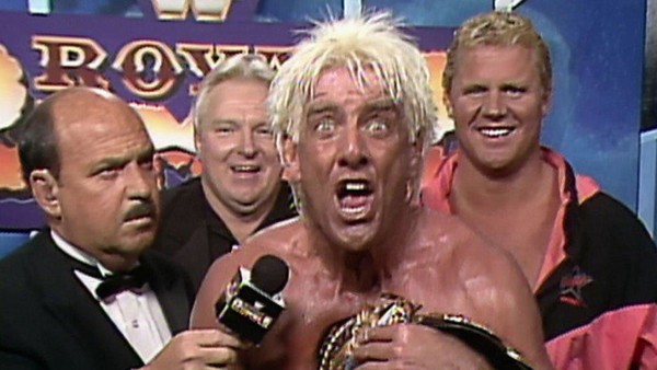 WWE Royal Rumble 1992 Ric Flair Bobby Heenan Mr Perfect Mean Gene Okerlund