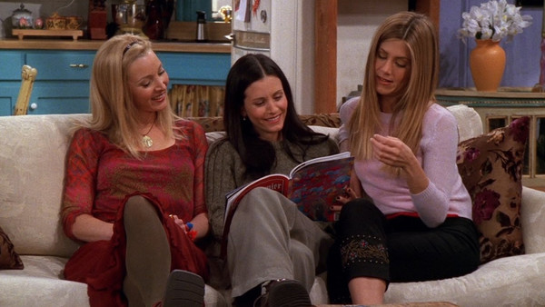 Chandler Phoebe Joey Friends