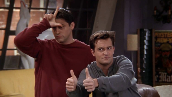 Friends Joey & Chandler