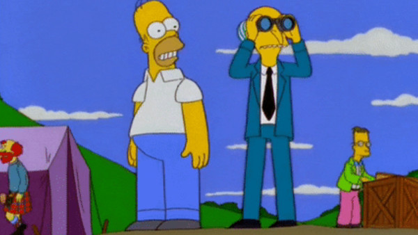 The Simpsons Mr Burns.