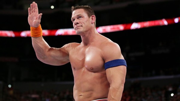 John Cena waves goodbye