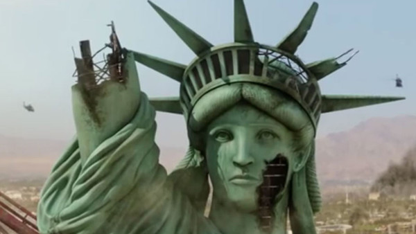 Godzilla Statue Of Liberty