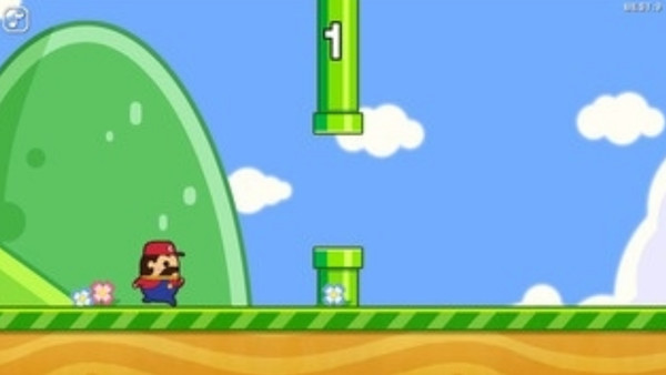 Flappy Bird is a Mario game?! #supermario #mariomovie #marioodyssey  #papermario #mobilegame