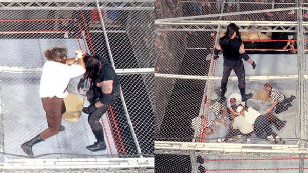 The Undertaker Mankind Hell In A Cell King Of The Ring 1998