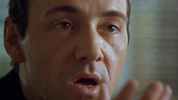 Kevin Spacey as Verbal Kint/Keyser Söze in The Usual Suspects.